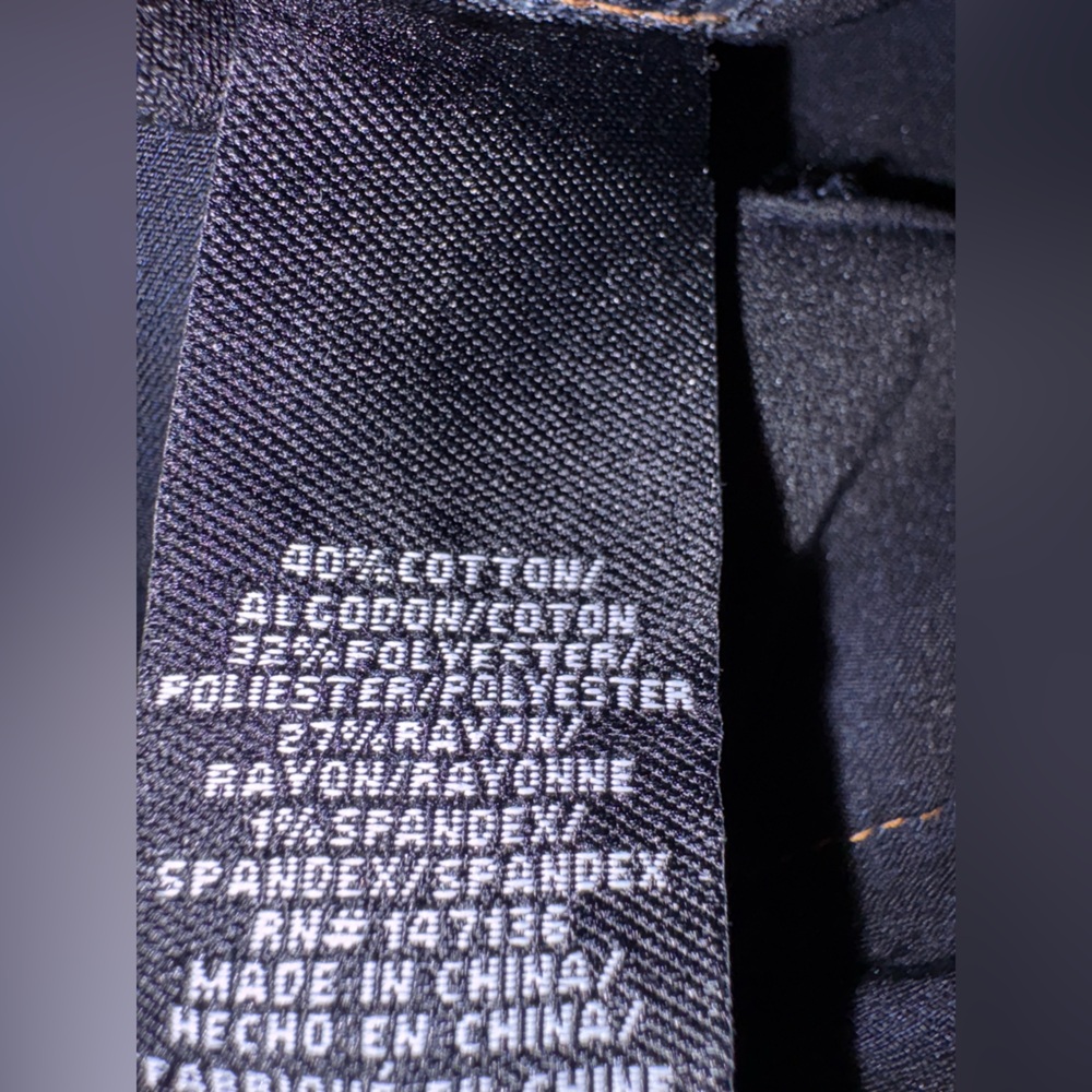 1822 Denim Silk Denim Flare - Picture 8 of 8